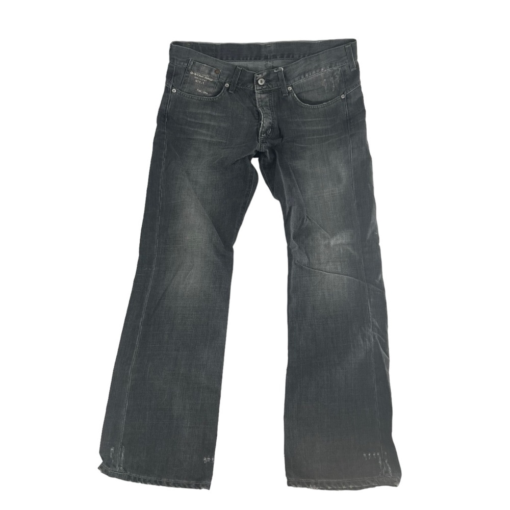 G-Star Raw Jeans Mens 36x32 Grey SG Ruger Straight Y2K Loose Fit Denim Casual
